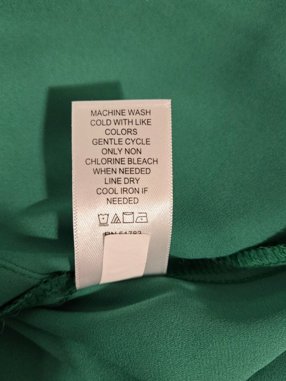 Maurices Emerald Green Button Down Blouse Roll Tab Sleeve Size Large - Picture 6 of 8